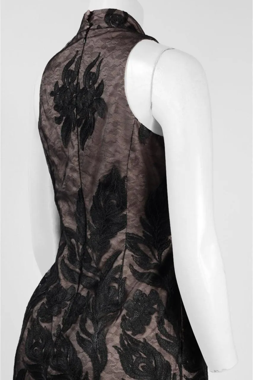 Aidan Mattox - High Neck Cocktail Dress 54472310