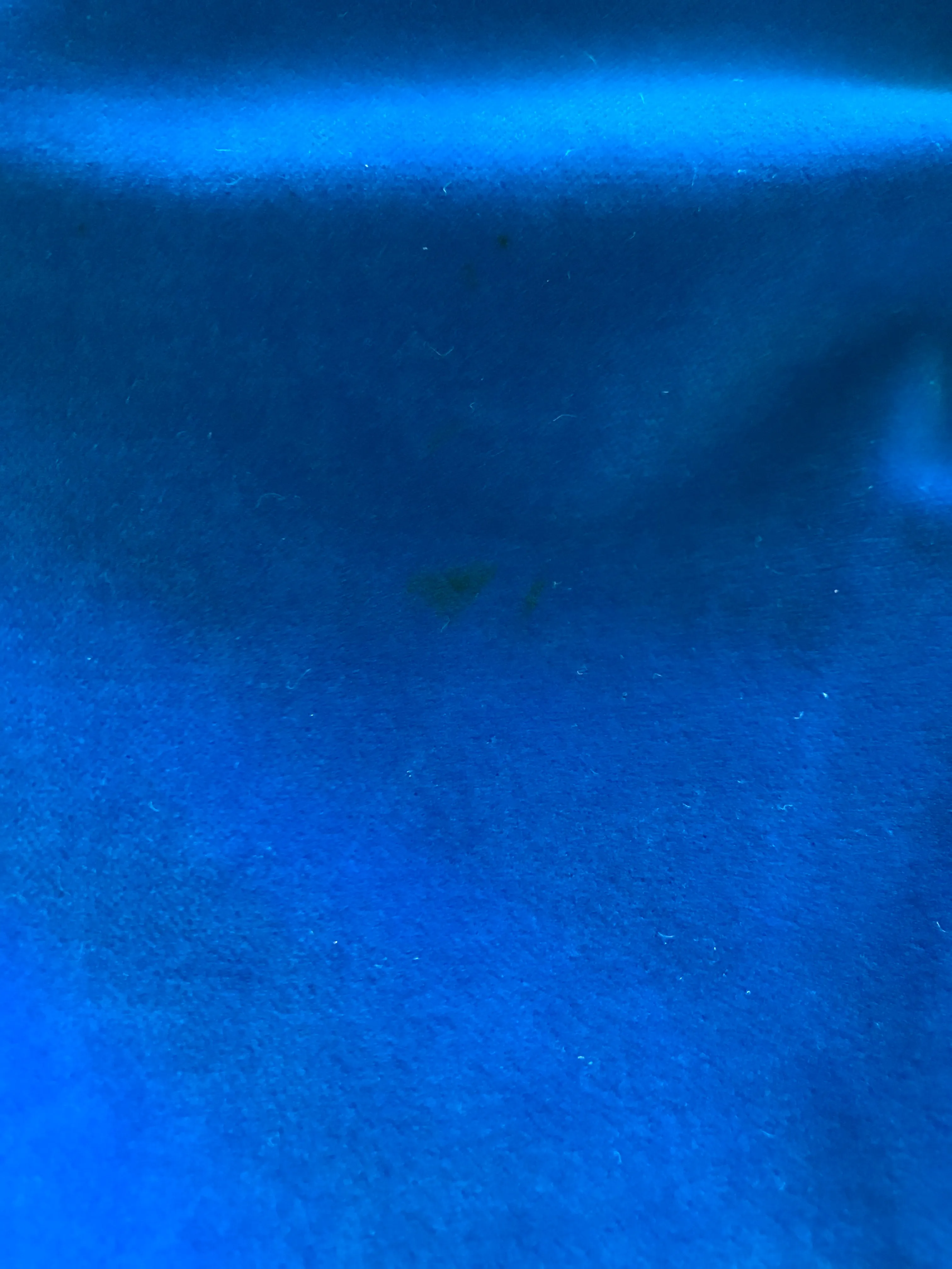 Vintage 60s | Bright Blue Velvet MOD Mini MCM Beaded Cocktail Party Dress | L